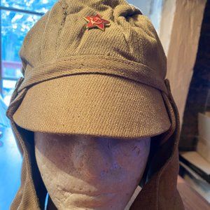 Authentic Soviet Era: Soviet Army Afghanistan Era (1982) issued military hat (so